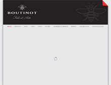 Tablet Screenshot of boutinot-rhone.com